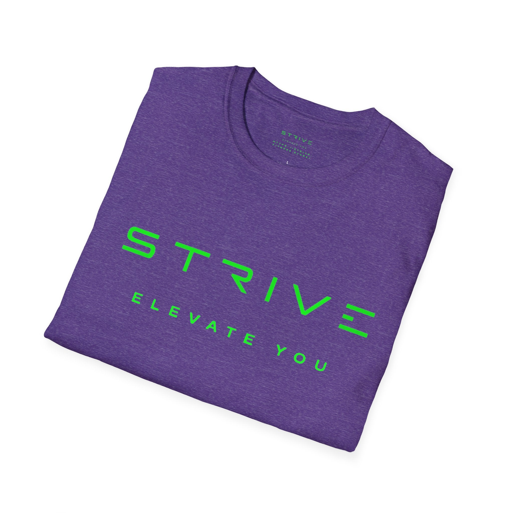 STRIVE-Fitness "Reach Your Peak" Unisex Soft-style T-Shirt - Motivational Fitness Apparel