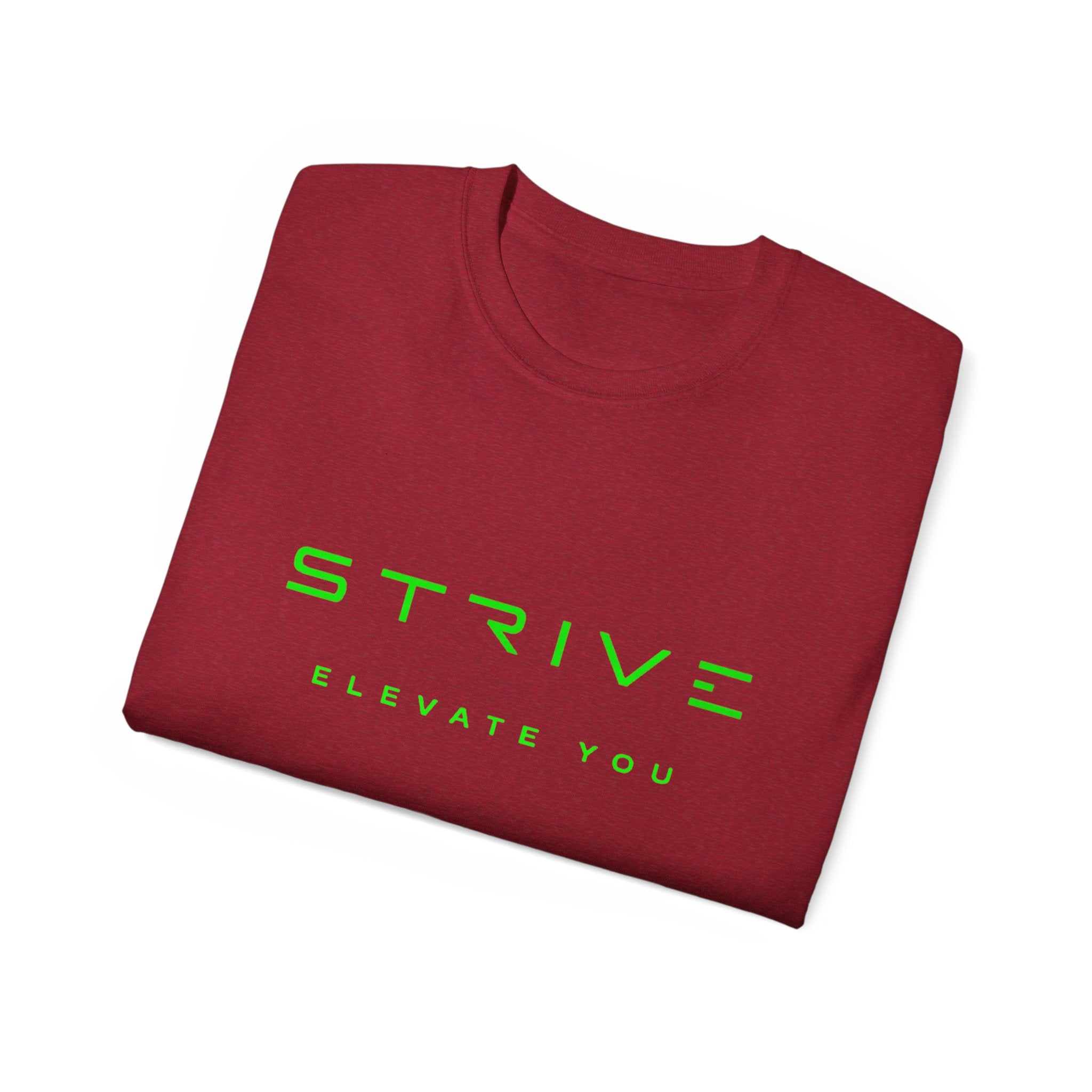 STRIVE-Fitness "Reach Your Peak" Unisex Ultra Cotton Shirt - Motivational Fitness Apparel