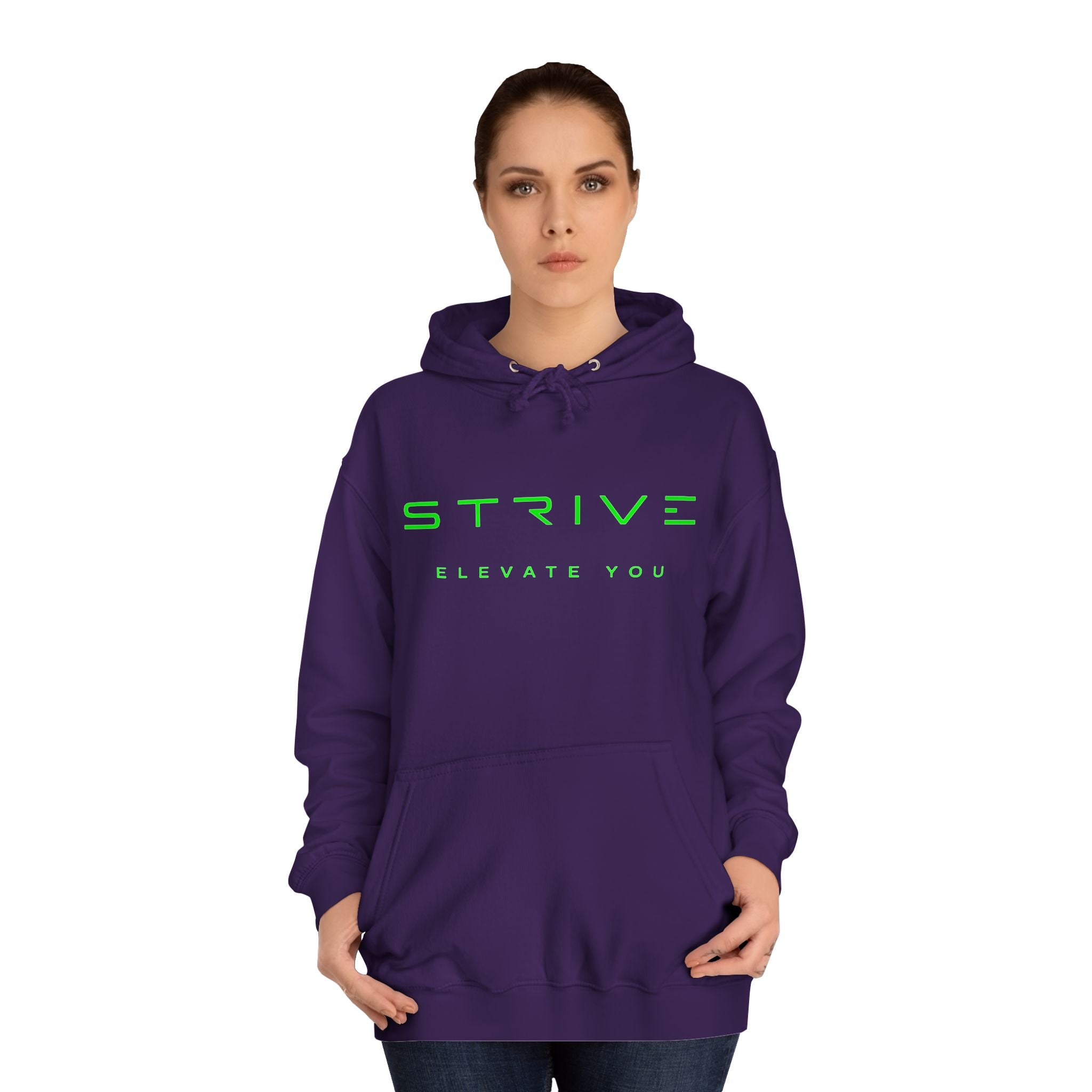 STRIVE-Fitness "Reach Your Peak" Unisex Hoodie - Motivational Fitness Apparel