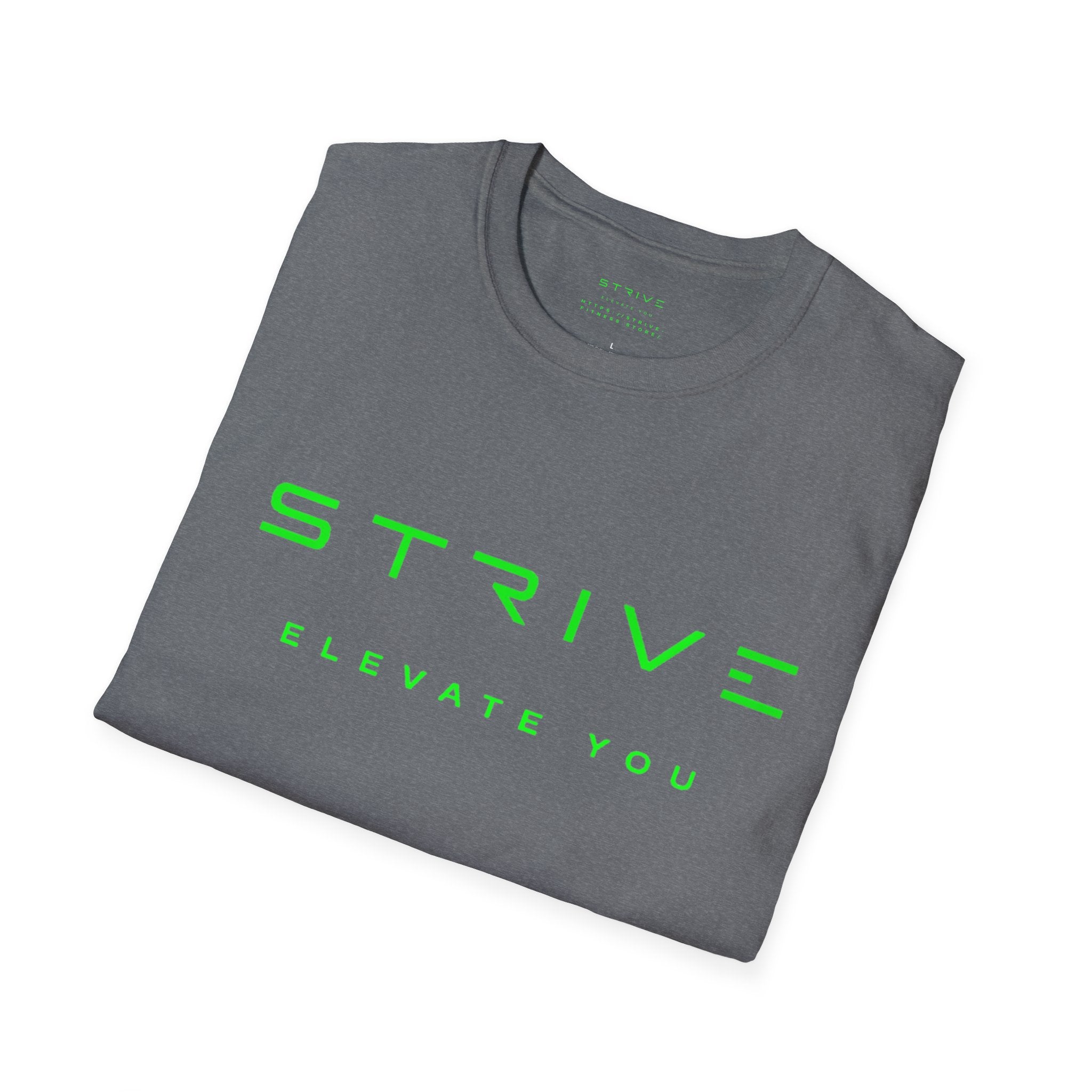 STRIVE-Fitness "Reach Your Peak" Unisex Soft-style T-Shirt - Motivational Fitness Apparel