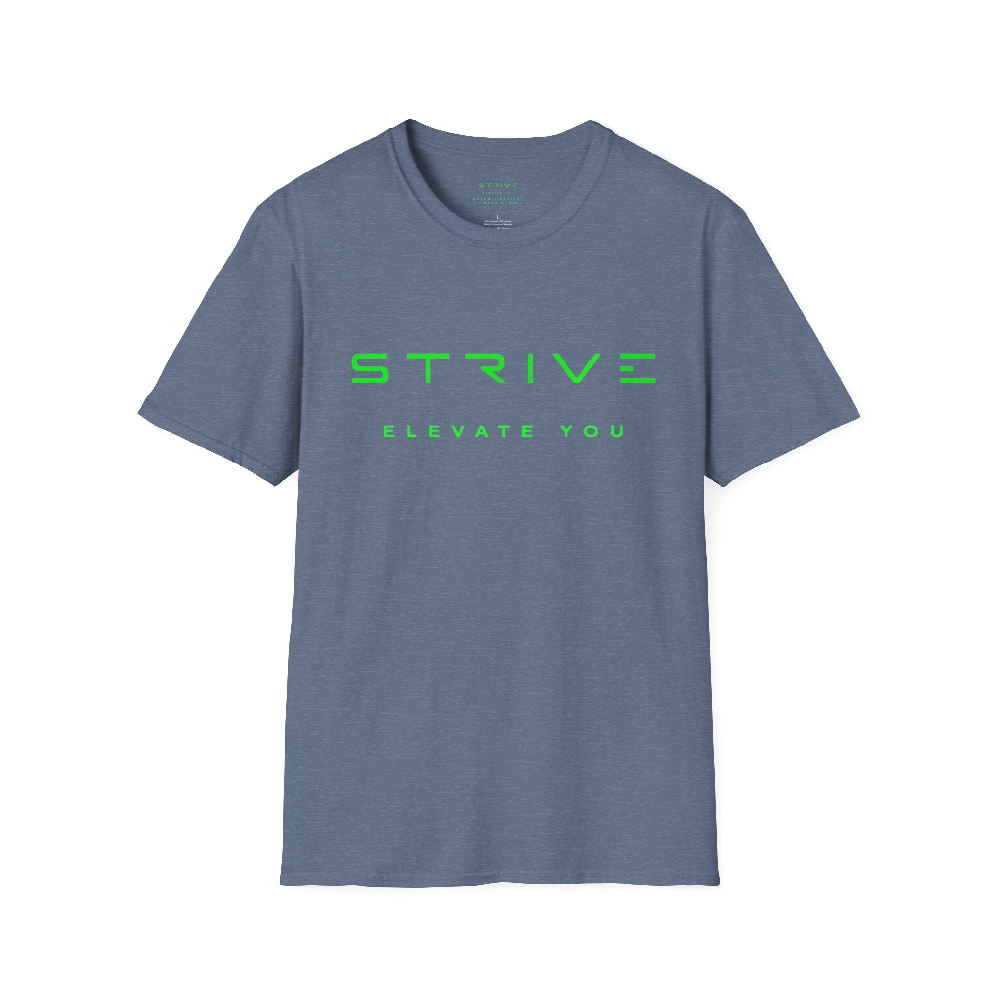 STRIVE-Fitness "Reach Your Peak" Unisex Soft-style T-Shirt - Motivational Fitness Apparel
