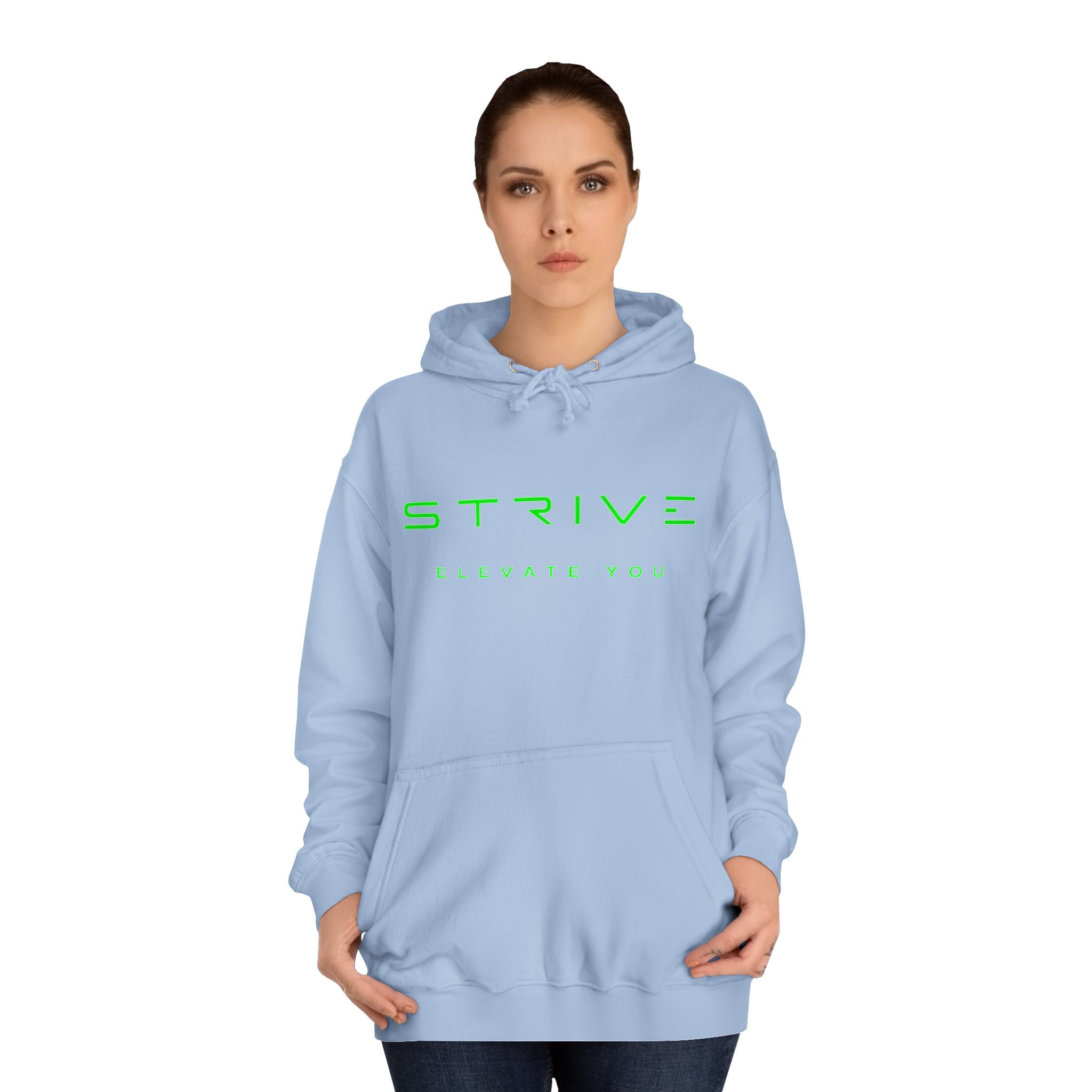 STRIVE-Fitness "Reach Your Peak" Unisex Hoodie - Motivational Fitness Apparel