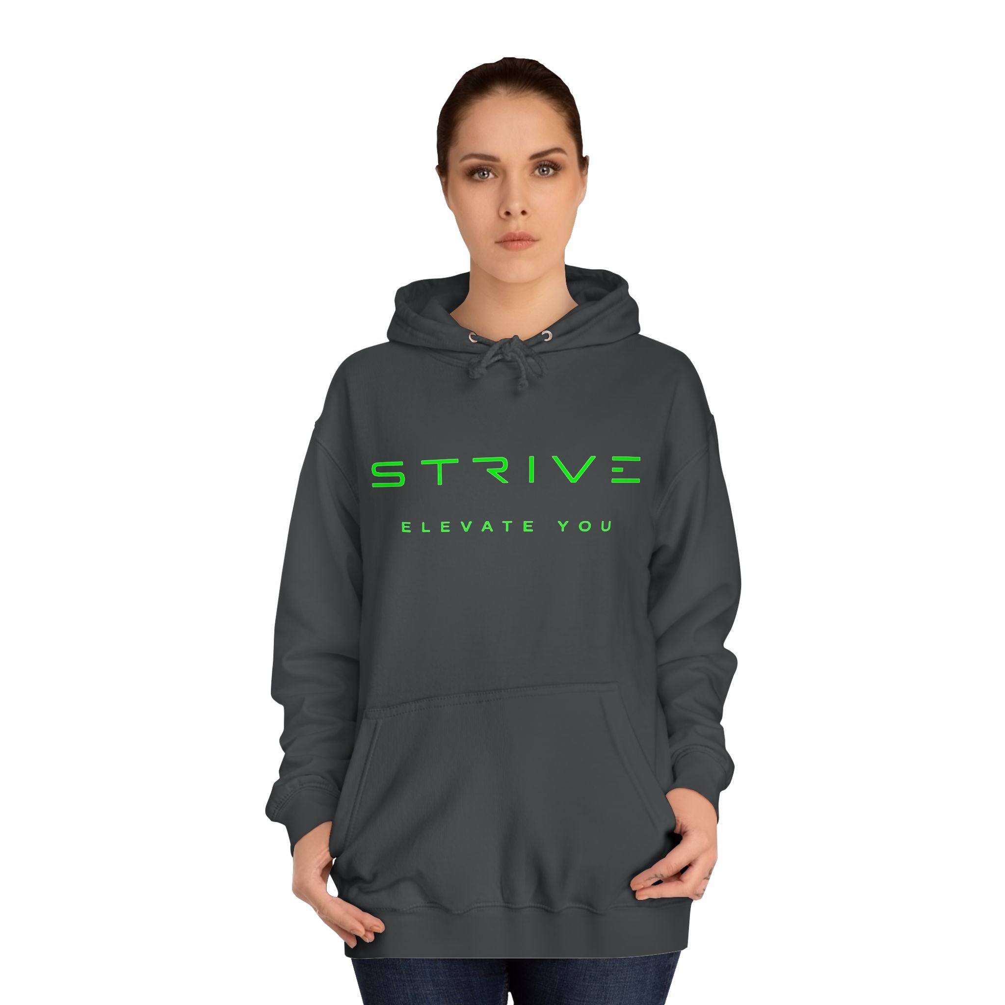 STRIVE-Fitness "Reach Your Peak" Unisex Hoodie - Motivational Fitness Apparel