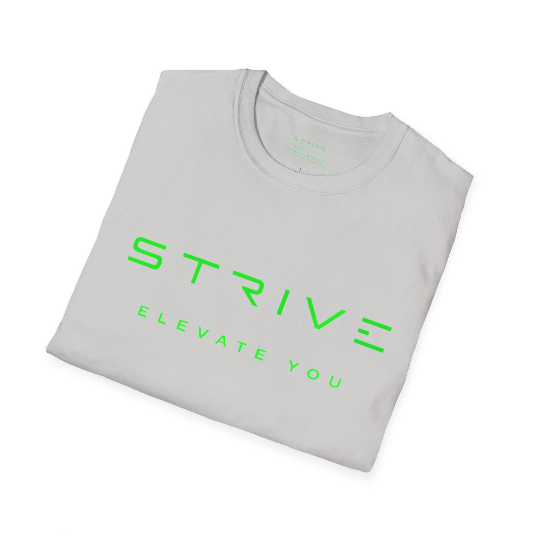 STRIVE-Fitness "Reach Your Peak" Unisex Soft-style T-Shirt - Motivational Fitness Apparel