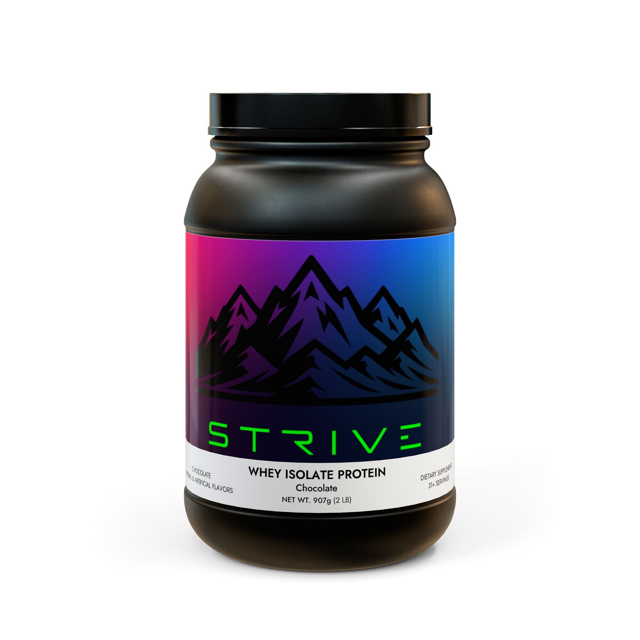 STRIVE-Fitness Whey Isolate Protein Supplement (907g, 2lb)