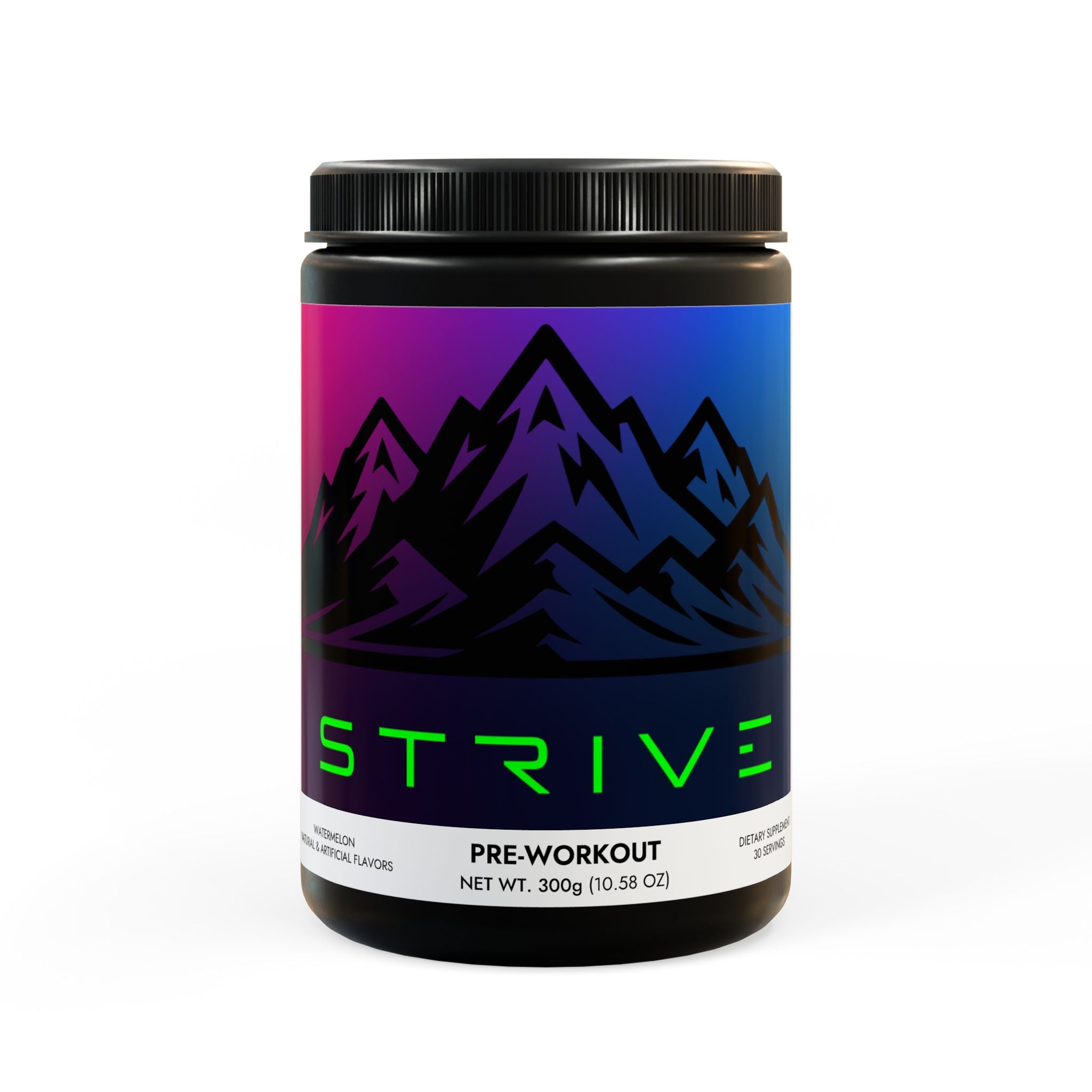 STRIVE-Fitness Pre-Workout Supplement, Watermelon (300g, 10.58oz)