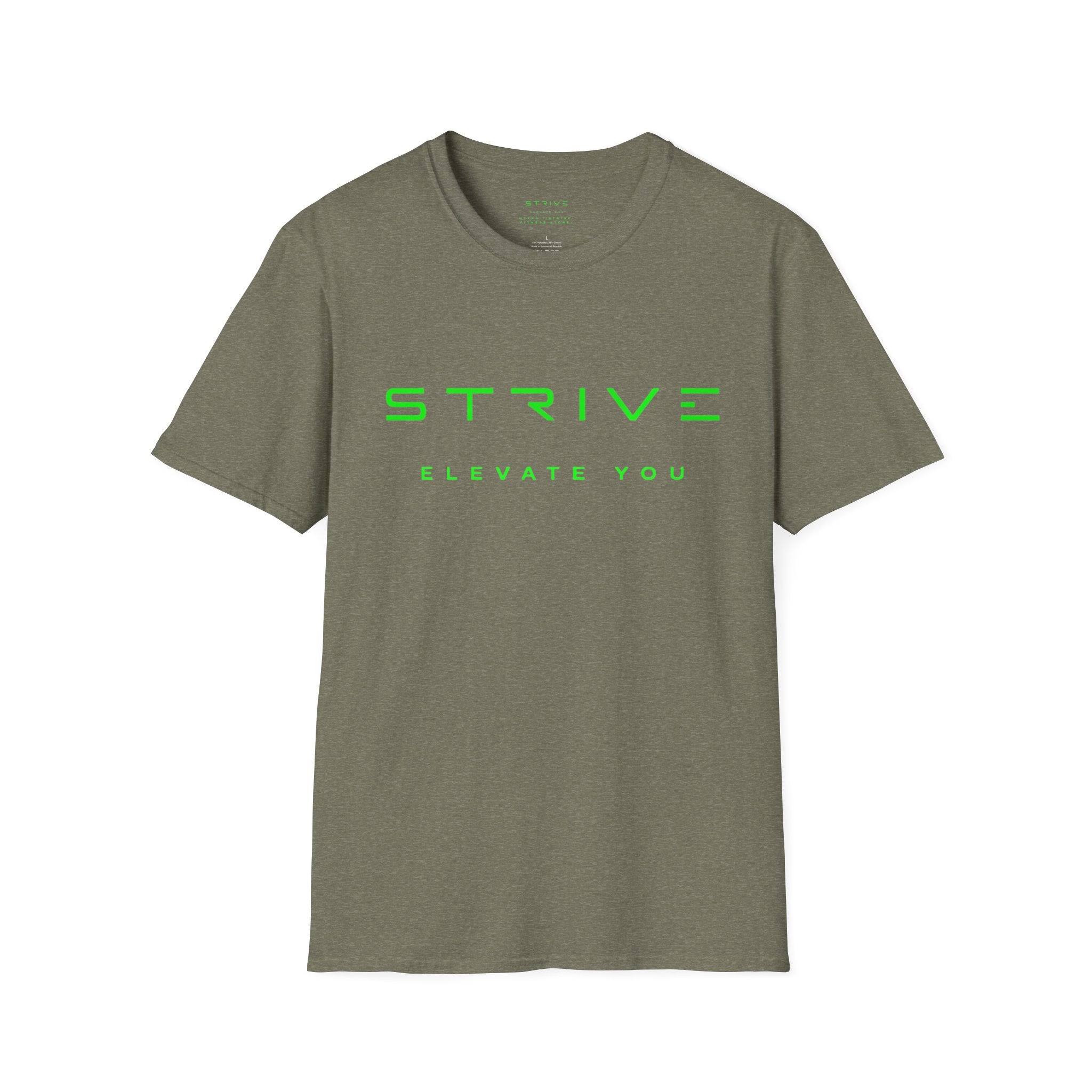 STRIVE-Fitness "Reach Your Peak" Unisex Soft-style T-Shirt - Motivational Fitness Apparel