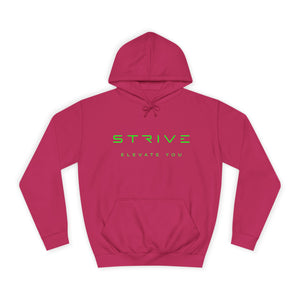 STRIVE-Fitness "Reach Your Peak" Colored logo Unisex Hoodie - Motivational Fitness Apparel
