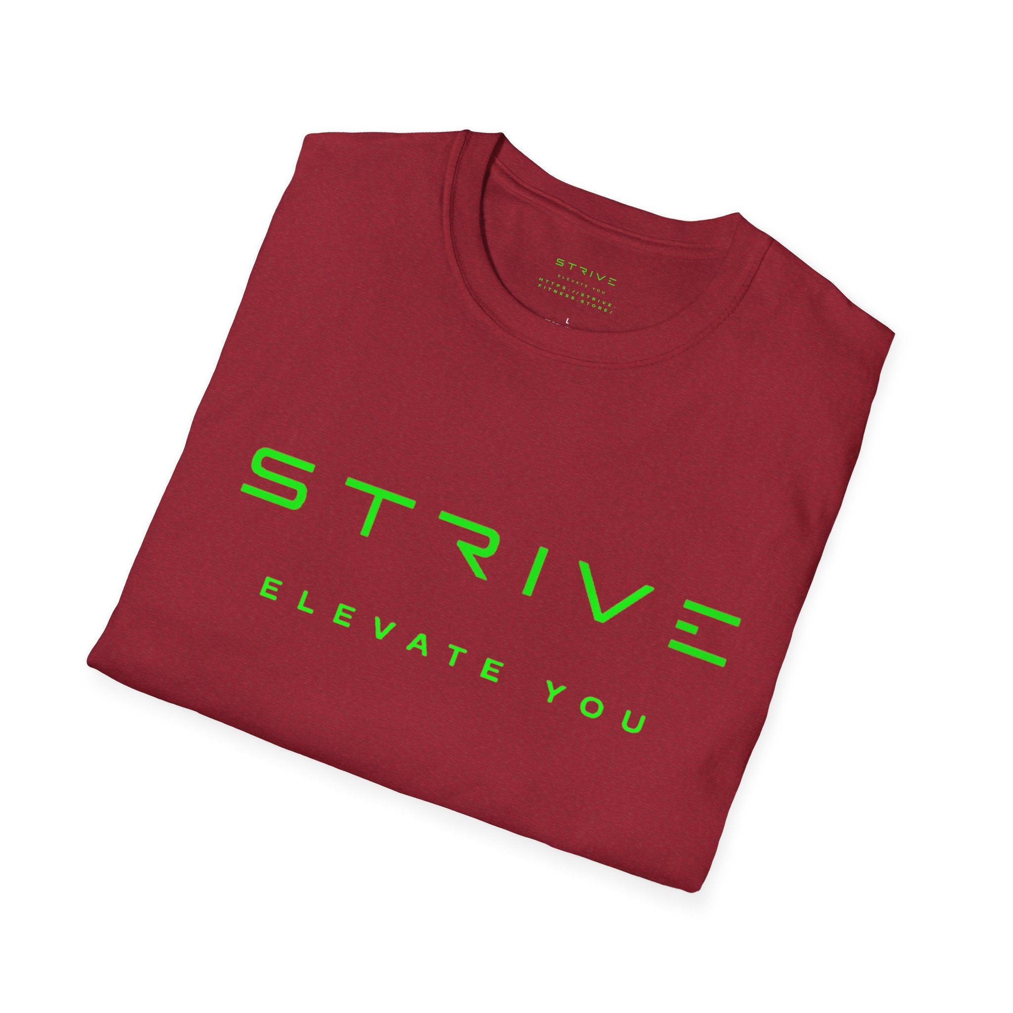 STRIVE-Fitness "Reach Your Peak" Unisex Soft-style T-Shirt - Motivational Fitness Apparel