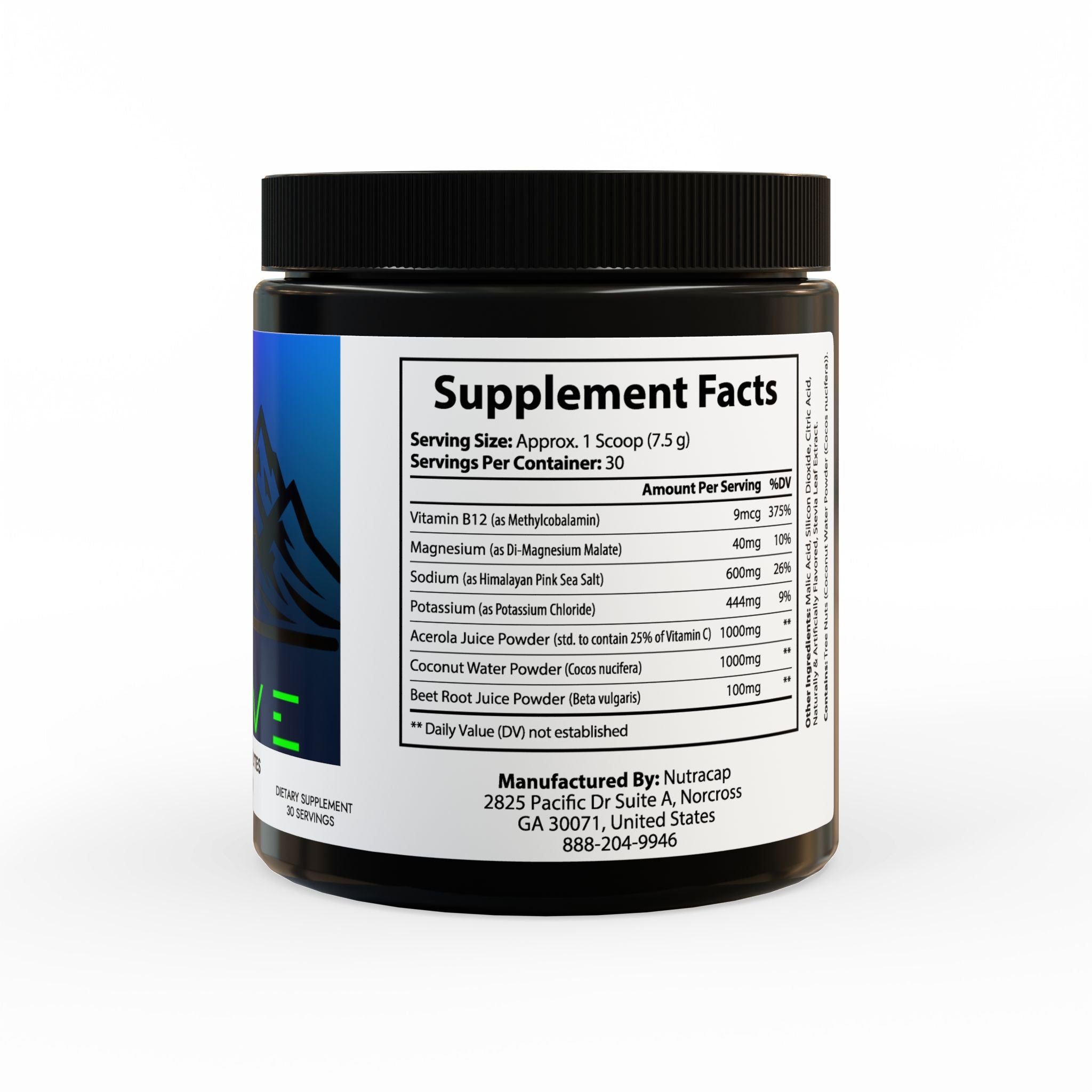 STRIVE-Fitness ION + Select Electrolyte Supplement (225g, 7.9oz)