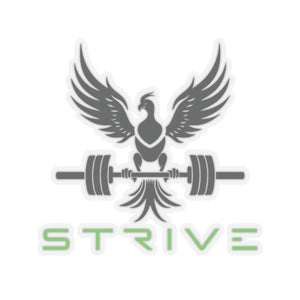 STRIVE-Fitness Kiss-Cut Stickers "Gym Phoenix" - Motivational Gym Decor