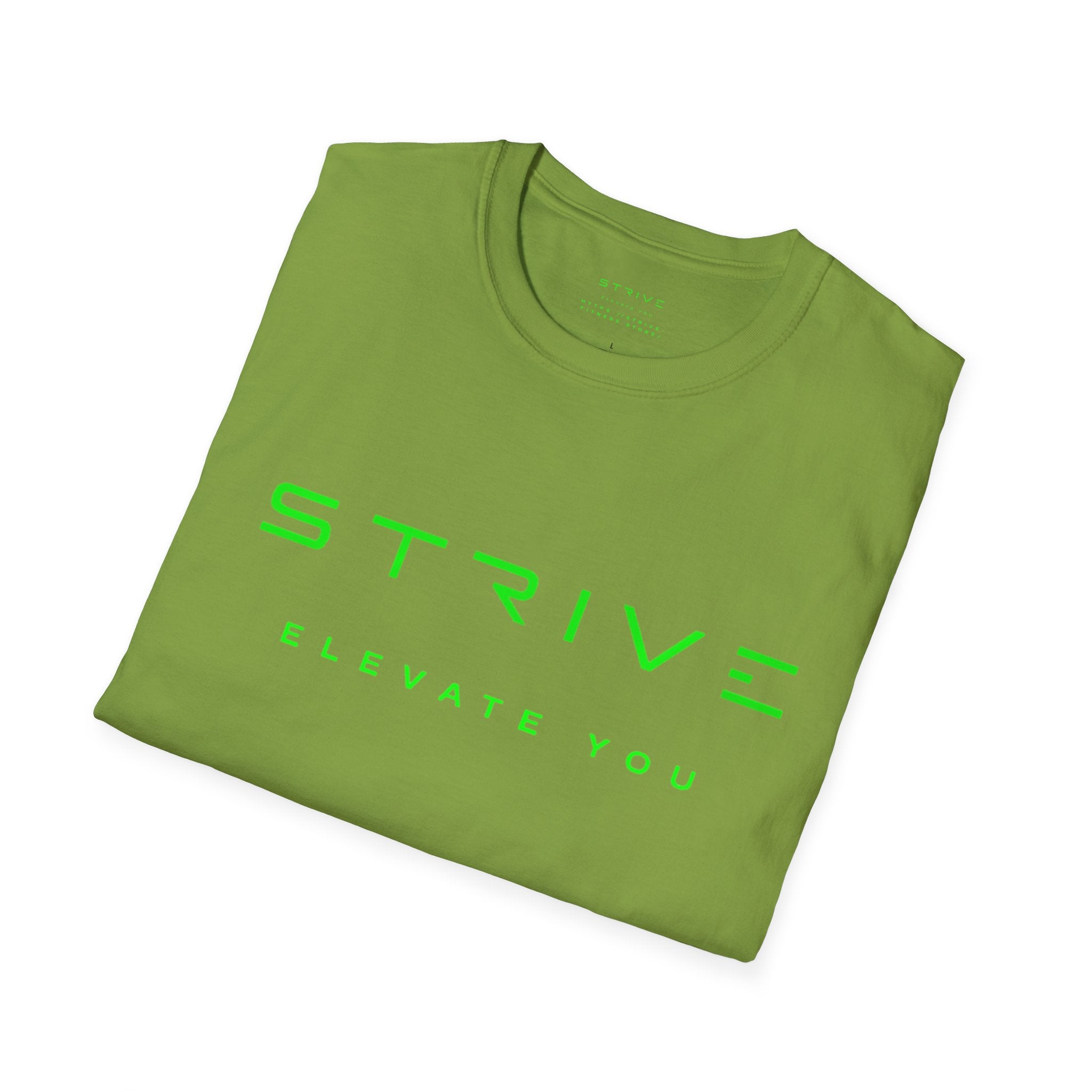 STRIVE-Fitness "Reach Your Peak" Unisex Soft-style T-Shirt - Motivational Fitness Apparel