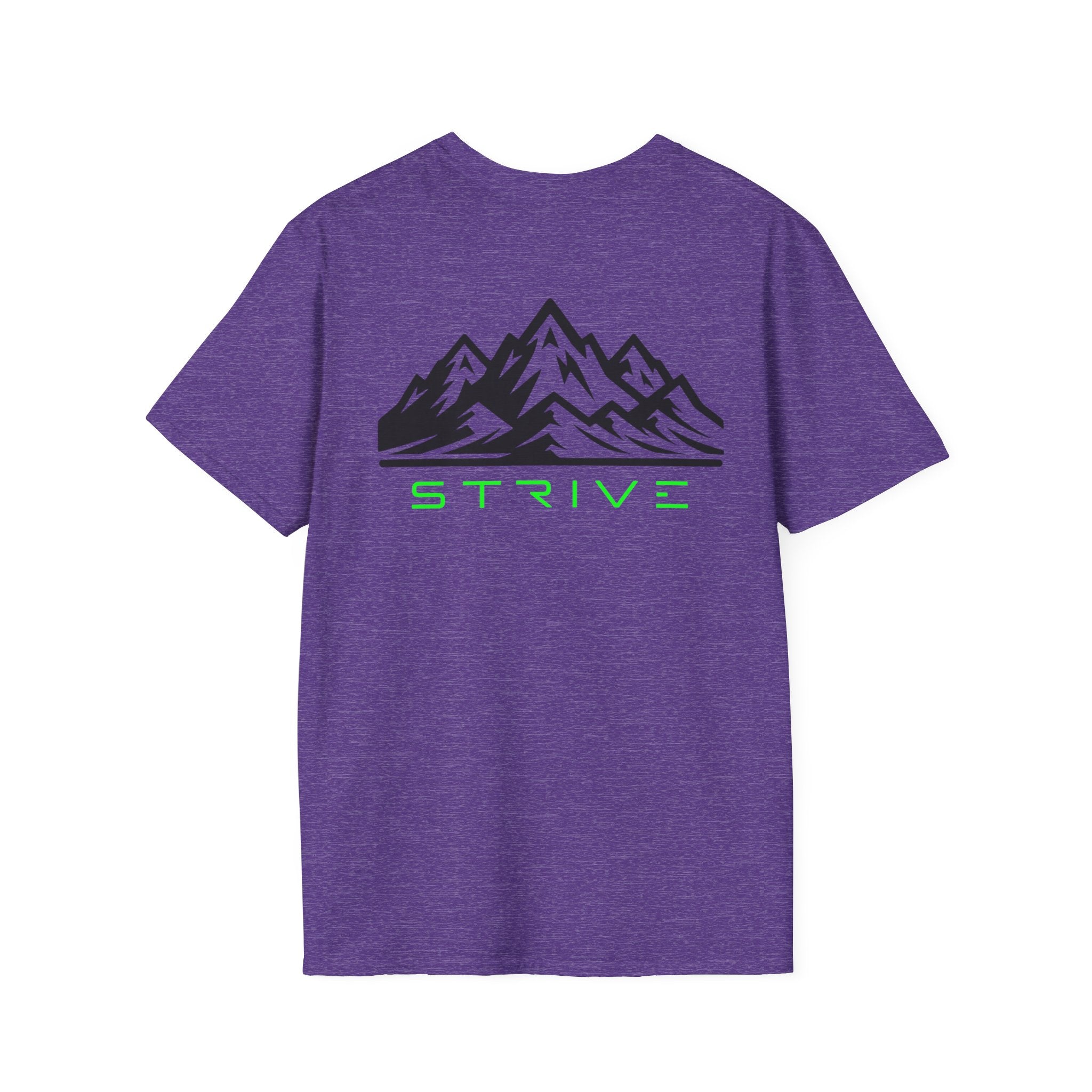STRIVE-Fitness "Reach Your Peak" Unisex Soft-style T-Shirt - Motivational Fitness Apparel