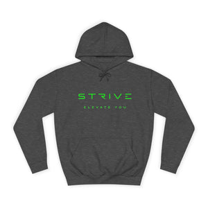 STRIVE-Fitness "Reach Your Peak" Colored logo Unisex Hoodie - Motivational Fitness Apparel
