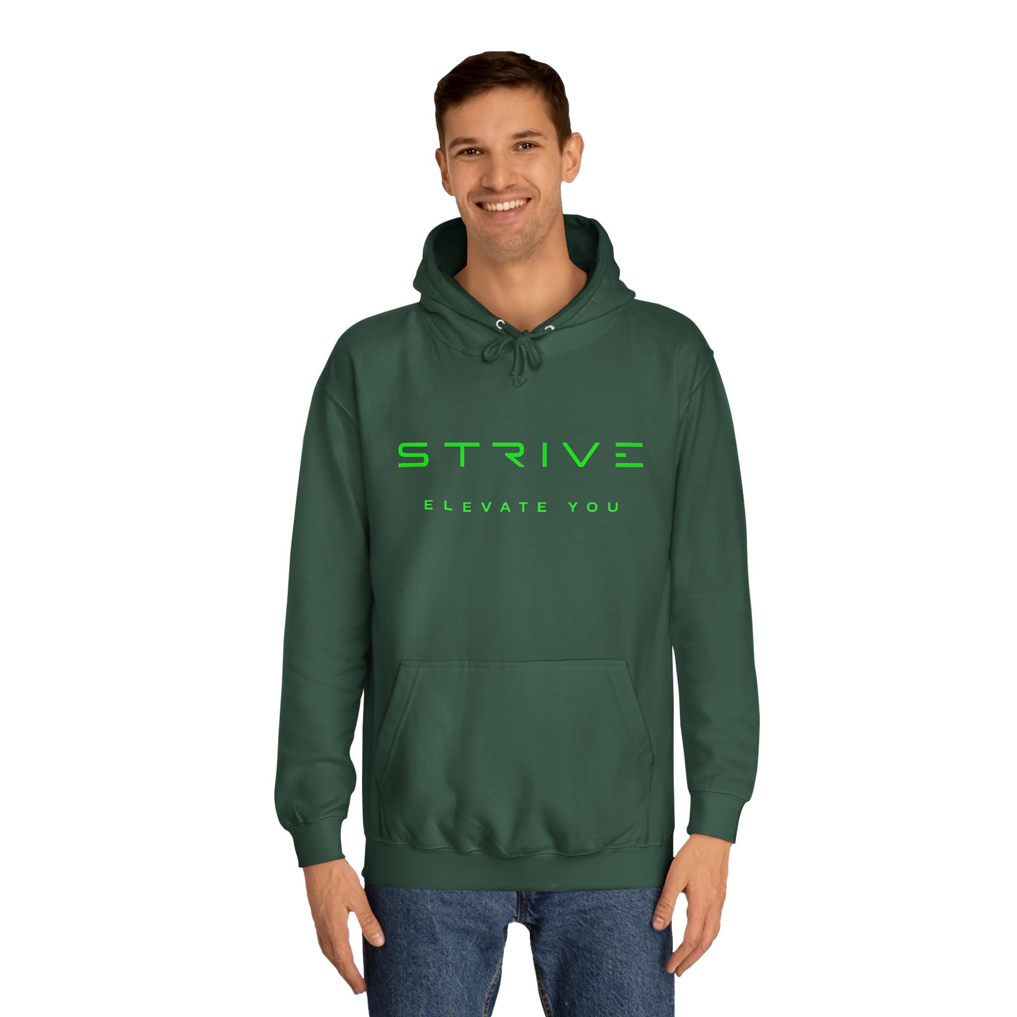 STRIVE-Fitness "Reach Your Peak" Unisex Hoodie - Motivational Fitness Apparel