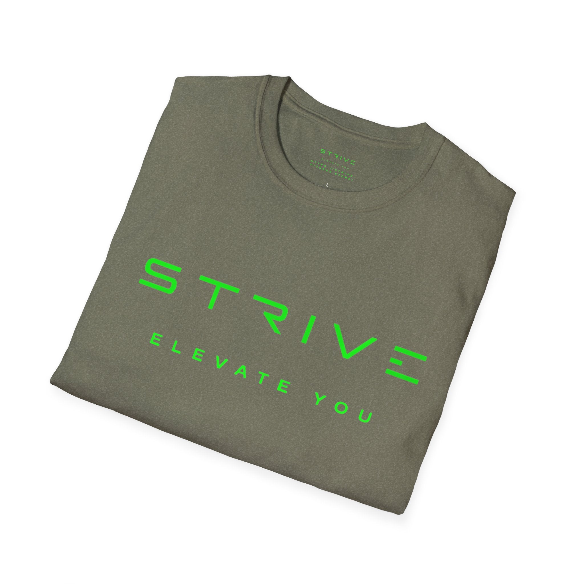 STRIVE-Fitness "Reach Your Peak" Unisex Soft-style T-Shirt - Motivational Fitness Apparel