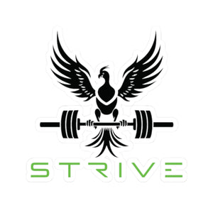 STRIVE-Fitness Kiss-Cut Stickers "Gym Phoenix" - Motivational Gym Decor