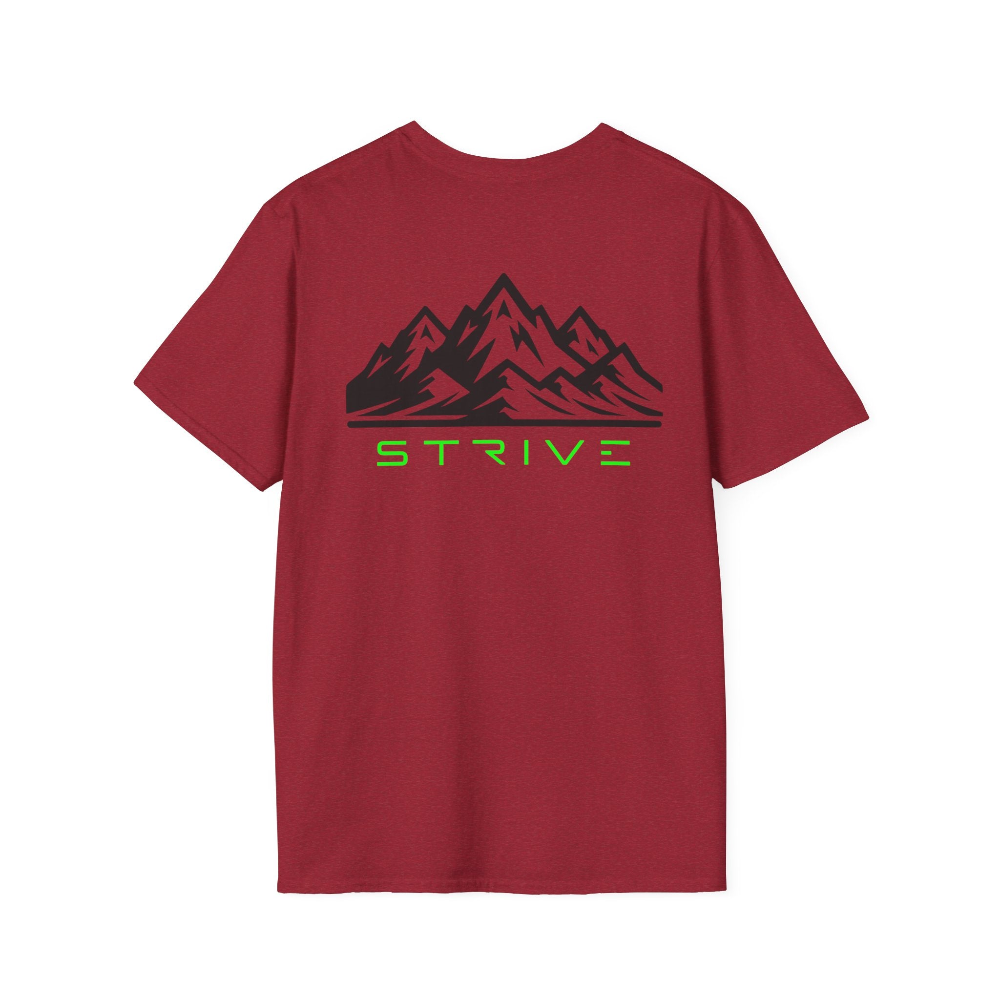 STRIVE-Fitness "Reach Your Peak" Unisex Soft-style T-Shirt - Motivational Fitness Apparel