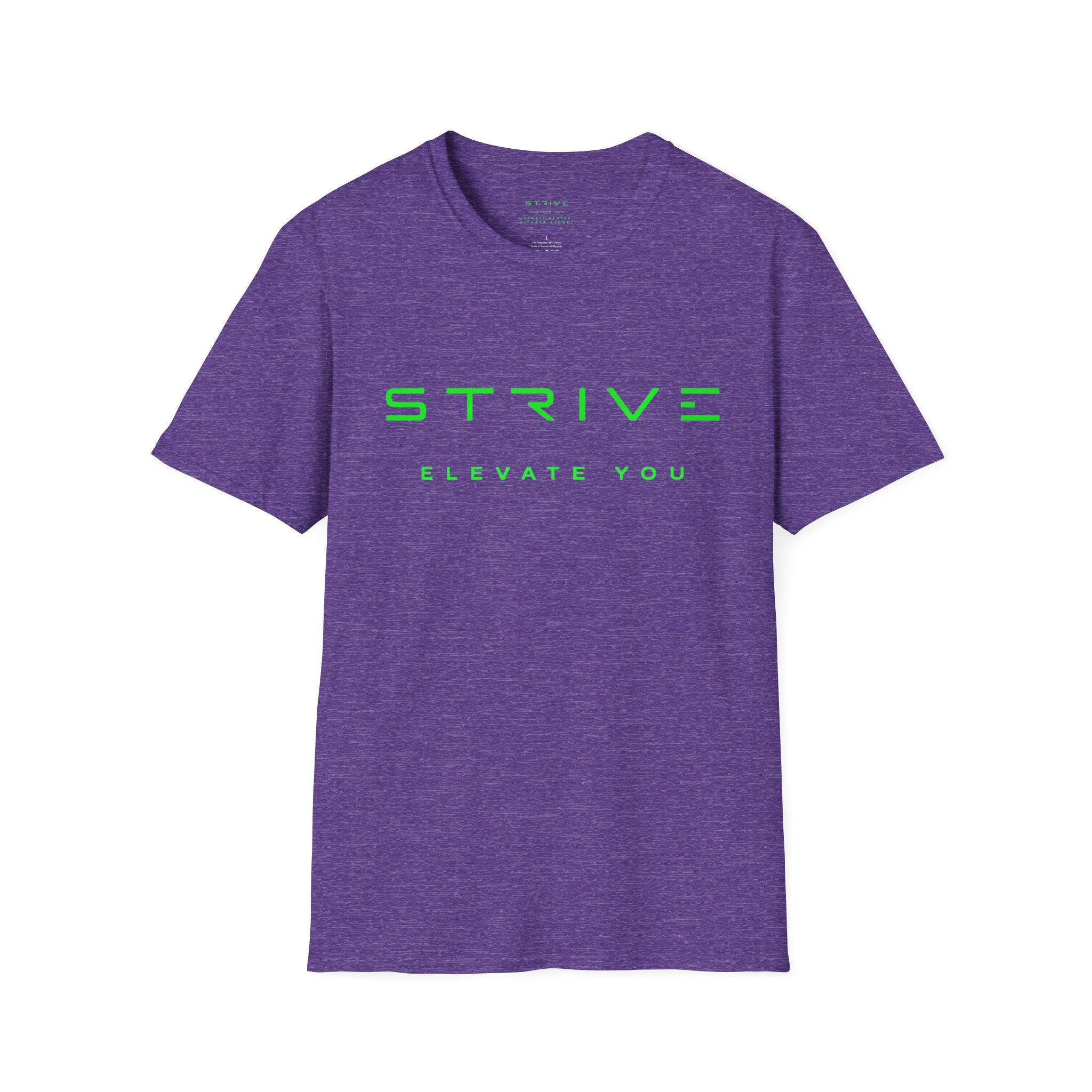 STRIVE-Fitness "Reach Your Peak" Unisex Soft-style T-Shirt - Motivational Fitness Apparel