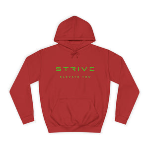 STRIVE-Fitness "Reach Your Peak" Colored logo Unisex Hoodie - Motivational Fitness Apparel