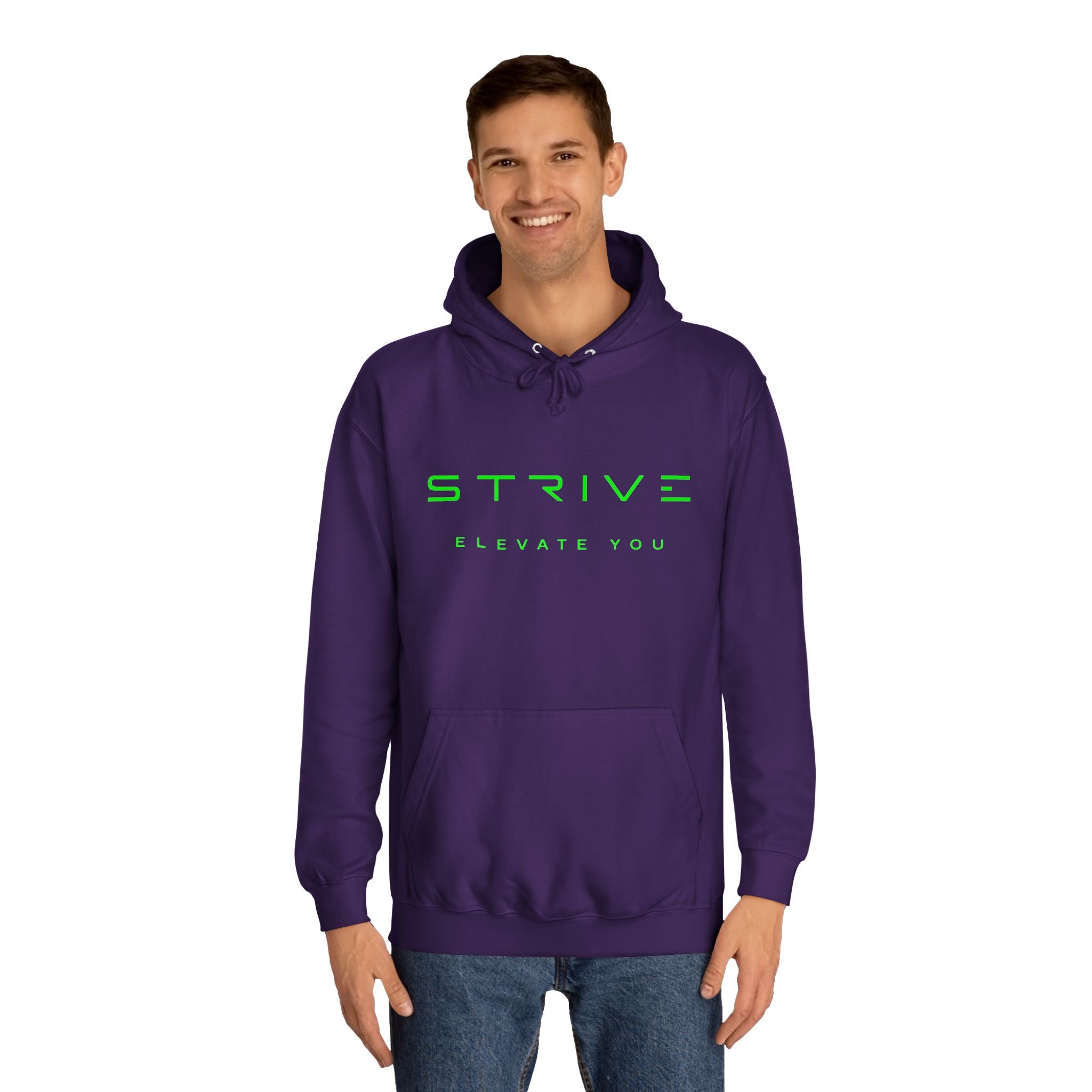 STRIVE-Fitness "Reach Your Peak" Unisex Hoodie - Motivational Fitness Apparel