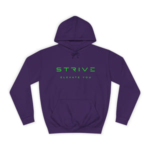 STRIVE-Fitness "Reach Your Peak" Colored logo Unisex Hoodie - Motivational Fitness Apparel