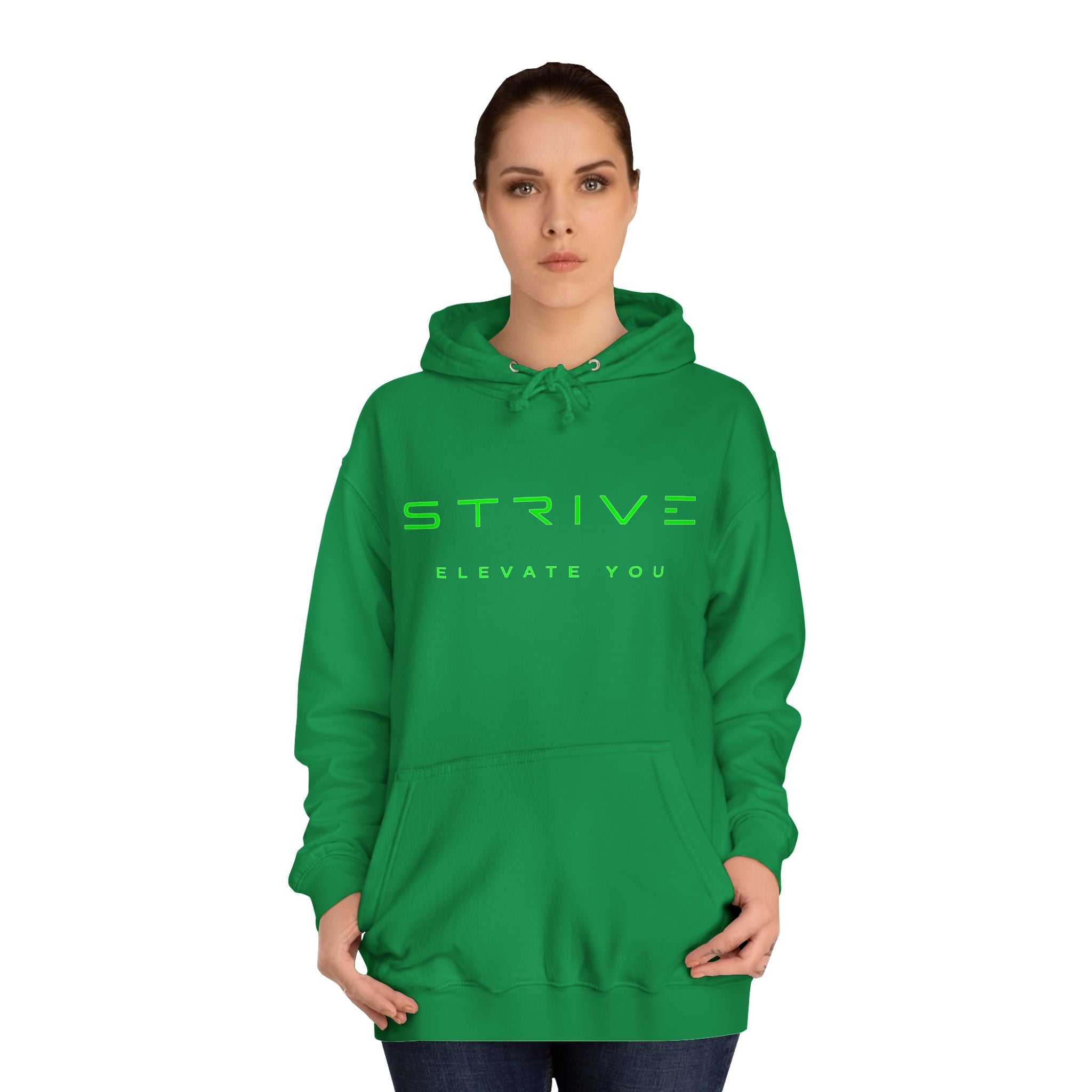 STRIVE-Fitness "Reach Your Peak" Unisex Hoodie - Motivational Fitness Apparel