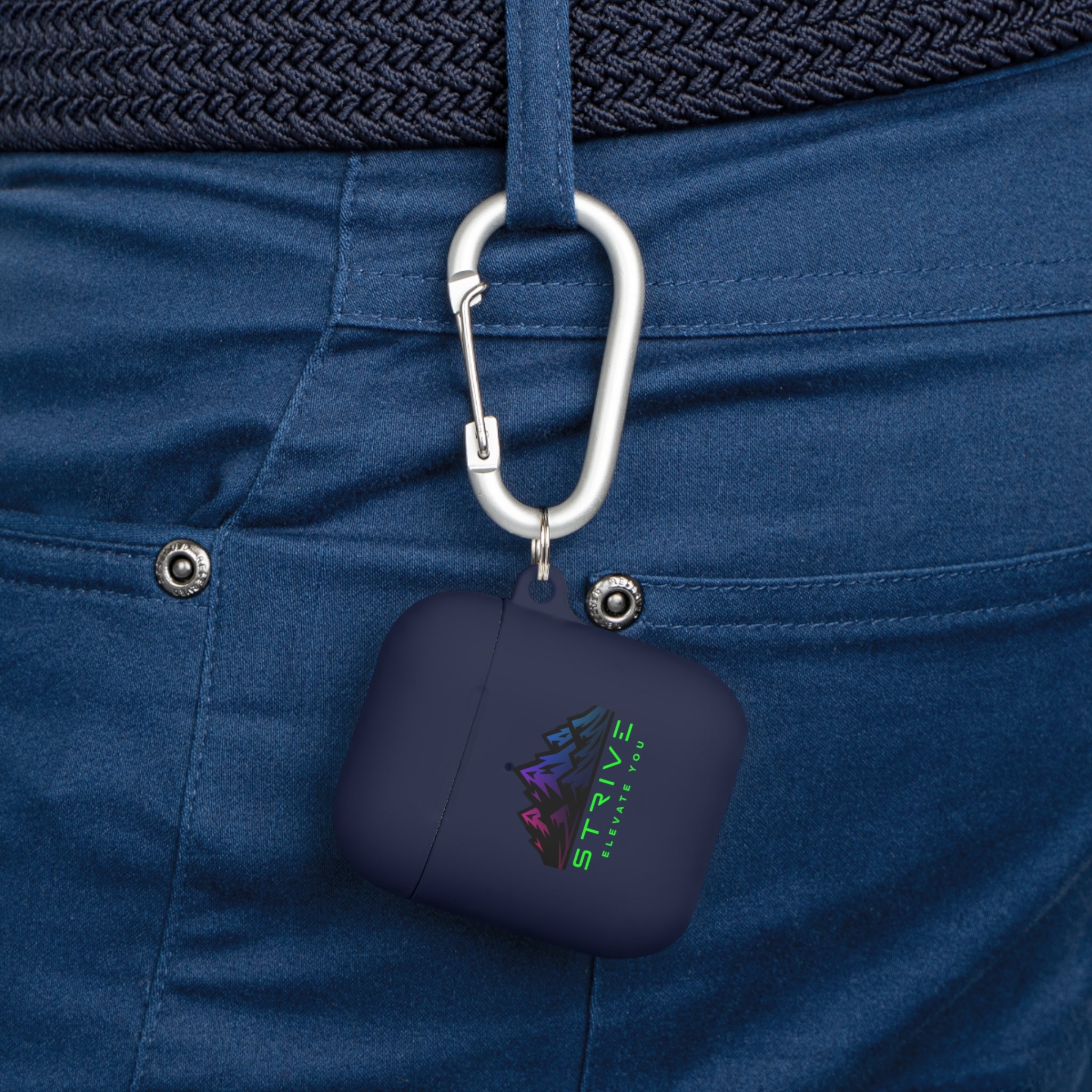 Mountain Adventure AirPods Case Cover | STIVE Design, AirPods Accessories, Gifts for Music Lovers, Wireless Earbud Holder, Travel Essential