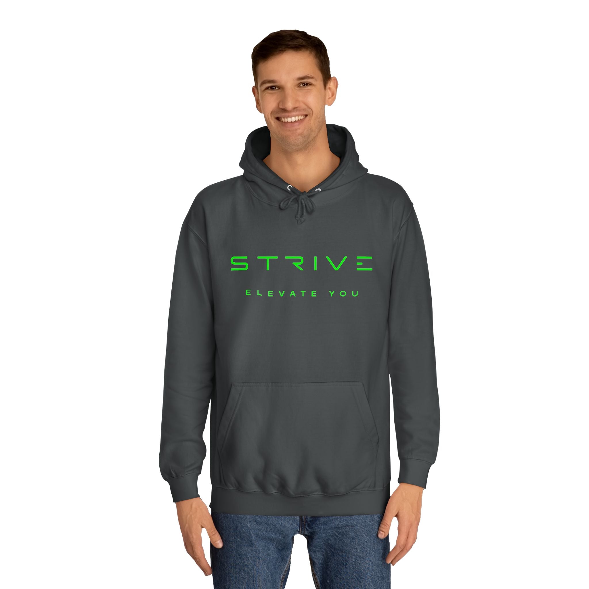 STRIVE-Fitness "Reach Your Peak" Unisex Hoodie - Motivational Fitness Apparel