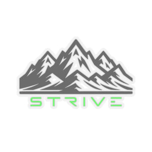STRIVE-Fitness Kiss-Cut Stickers "Reach Your Peak" - Motivational Gym Decor