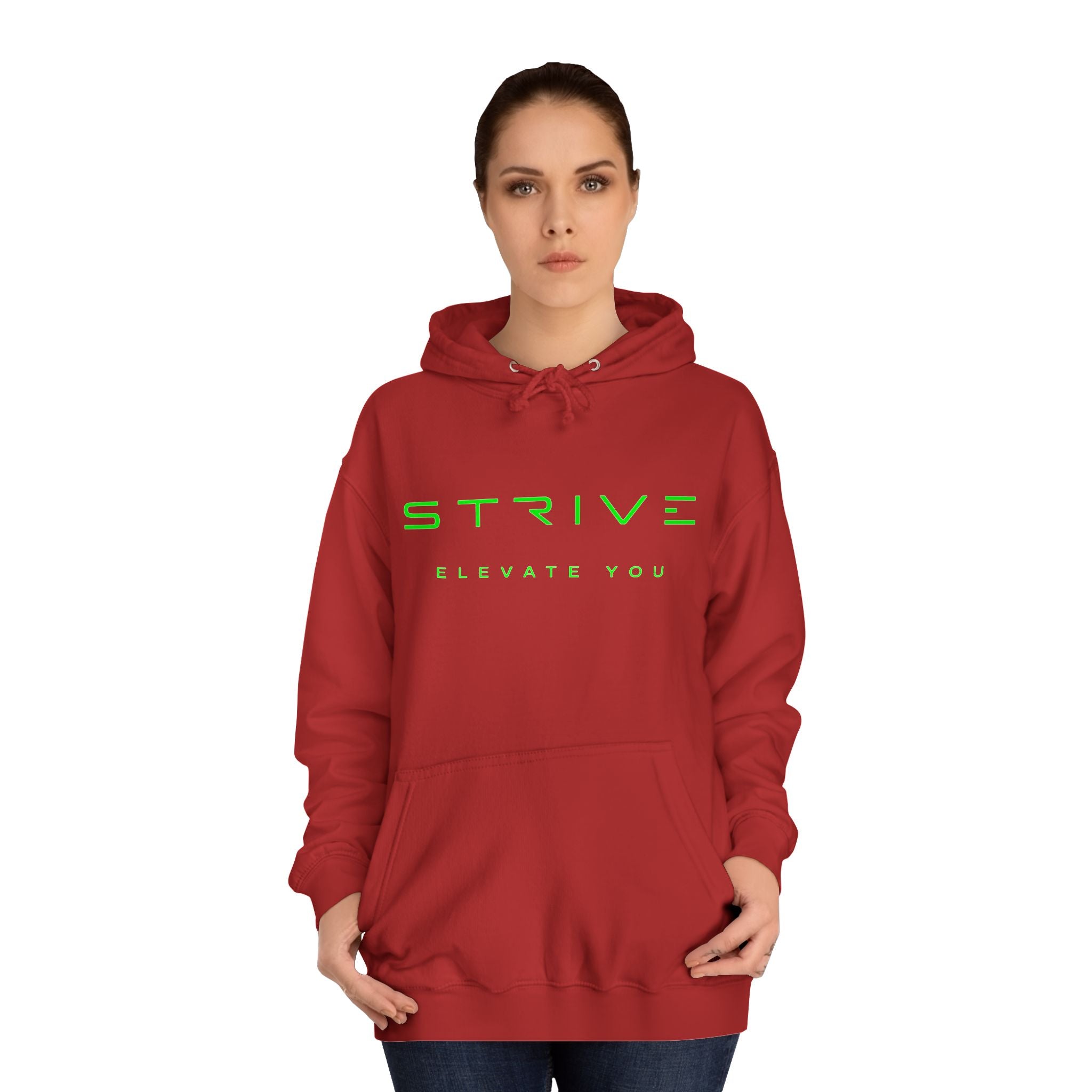 STRIVE-Fitness "Reach Your Peak" Unisex Hoodie - Motivational Fitness Apparel