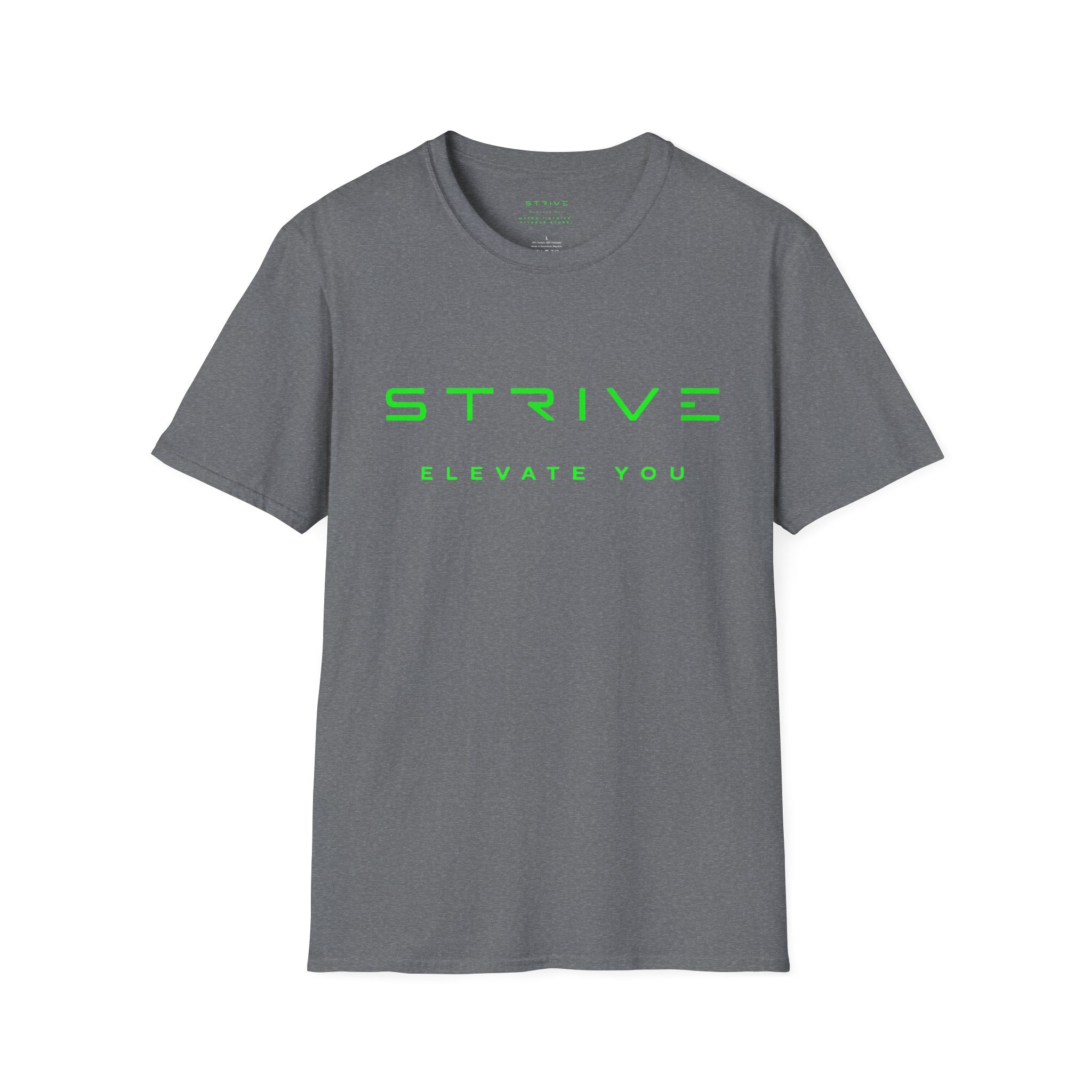 STRIVE-Fitness "Reach Your Peak" Unisex Soft-style T-Shirt - Motivational Fitness Apparel
