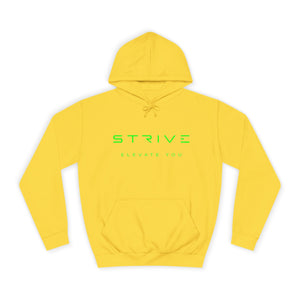 STRIVE-Fitness "Reach Your Peak" Colored logo Unisex Hoodie - Motivational Fitness Apparel