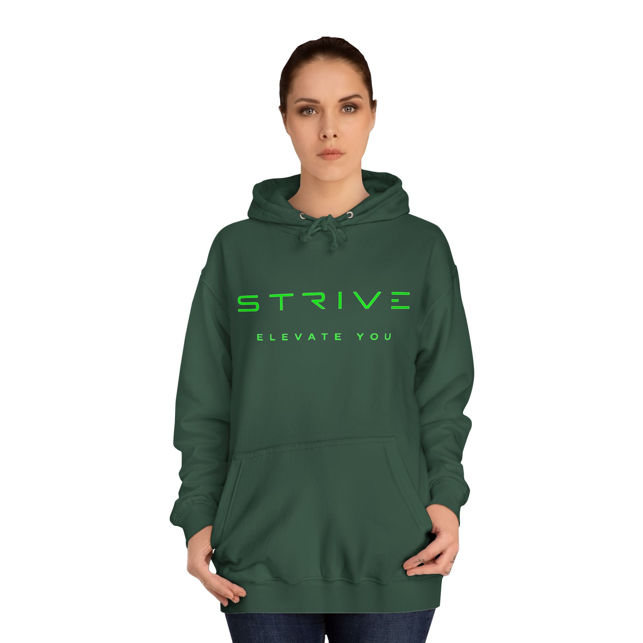 STRIVE-Fitness "Reach Your Peak" Unisex Hoodie - Motivational Fitness Apparel