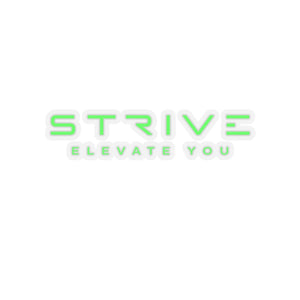 STRIVE-Fitness Kiss-Cut Stickers "Elevate You" - Motivational Gym Decor