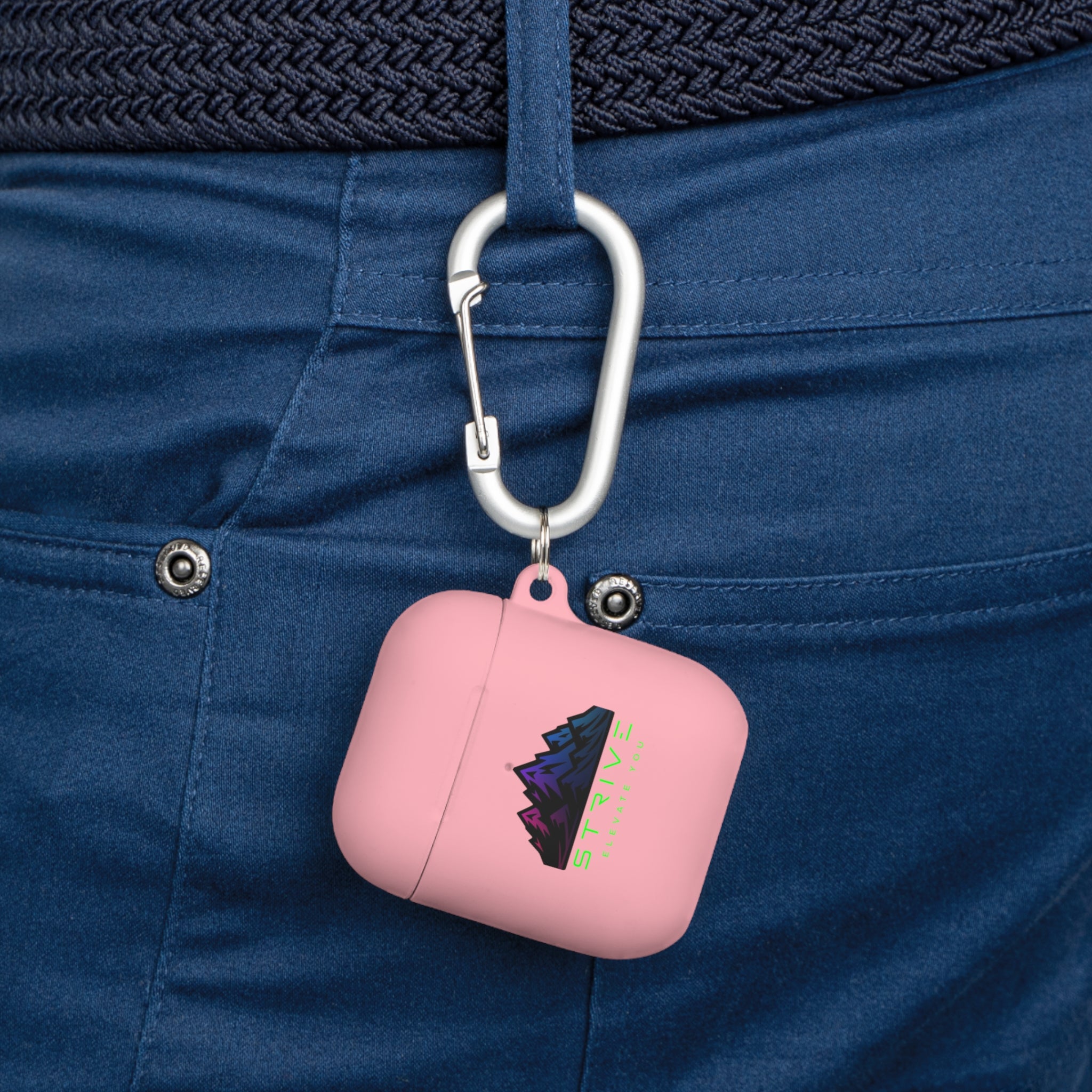 Mountain Adventure AirPods Case Cover | STIVE Design, AirPods Accessories, Gifts for Music Lovers, Wireless Earbud Holder, Travel Essential