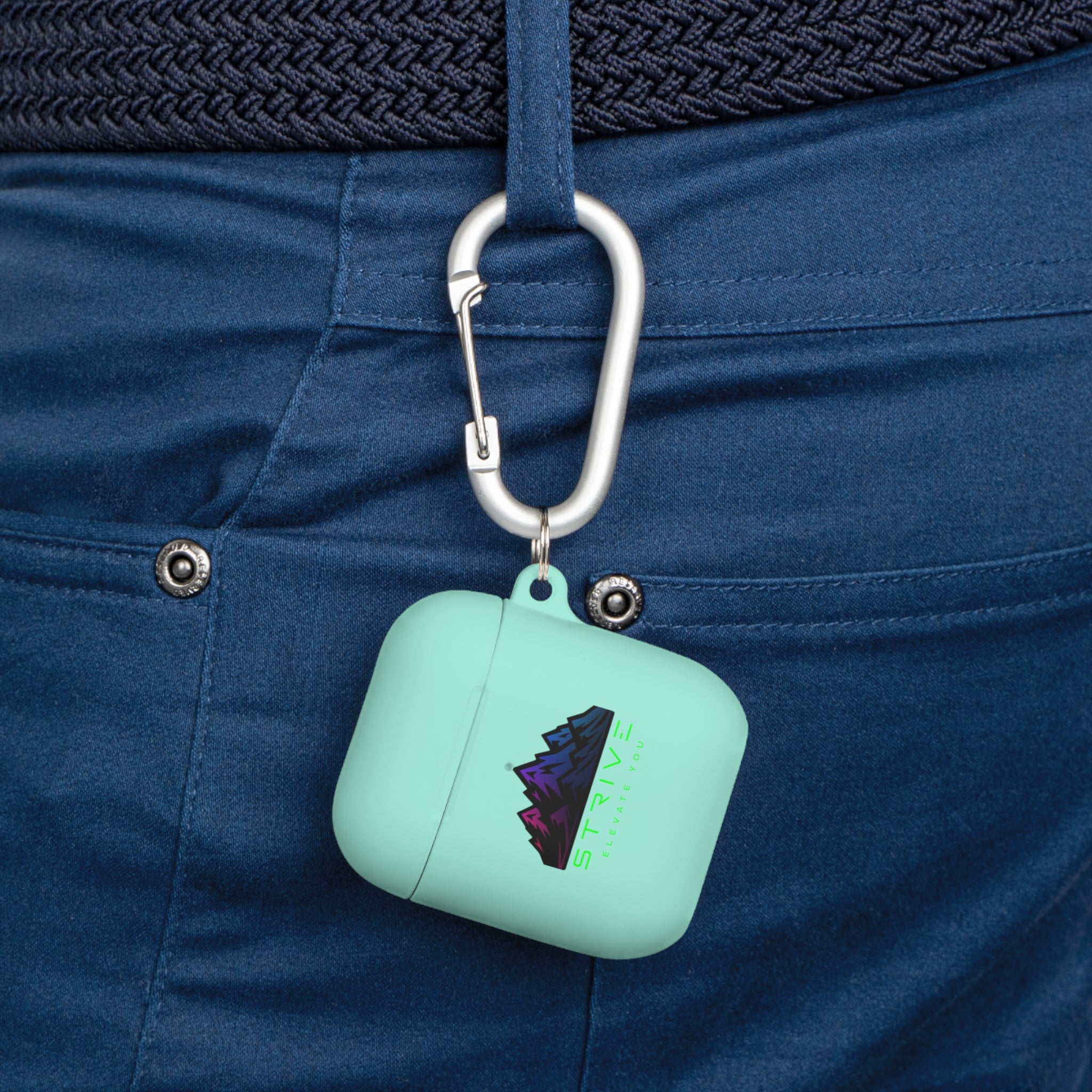 Mountain Adventure AirPods Case Cover | STIVE Design, AirPods Accessories, Gifts for Music Lovers, Wireless Earbud Holder, Travel Essential